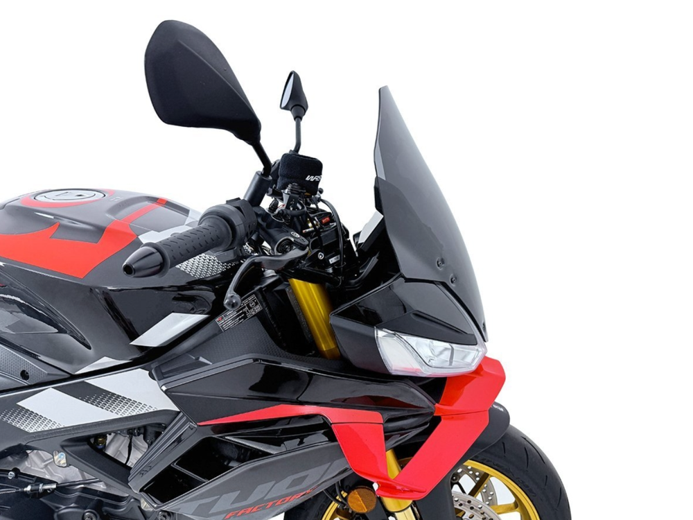 WRS Ветровое стекло Touring Aprilia Tuono V4 сильно затемненное AP017FS