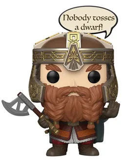 Funko POP! LOTR S11: Gimli Nobody Tosses A Dwarf! (2028)