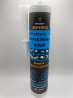Монтажный клей SuperFix прозрачный сверхсильный 300 мл (0.43 кг)