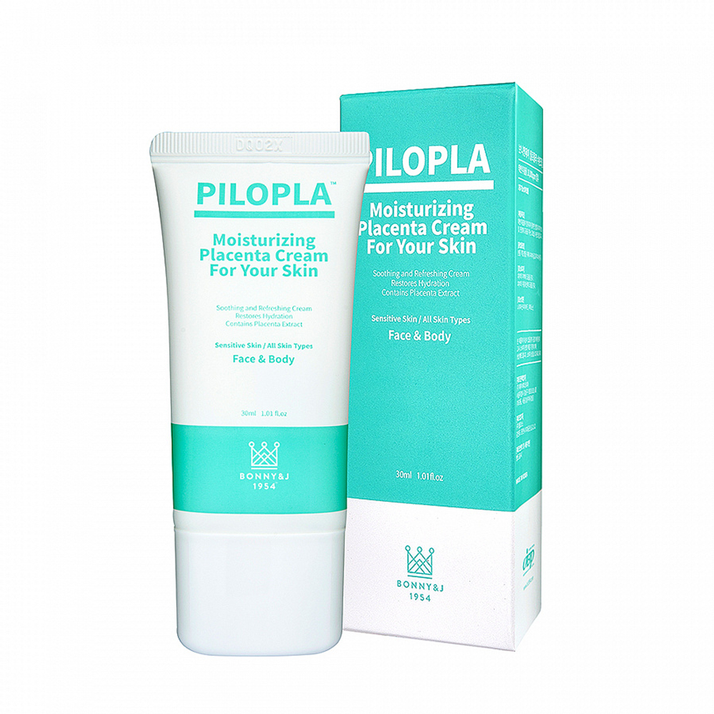 PiloPla Moisturizing Placenta Cream | Увлажняющий крем с плацентой для лица и тела, 30 мл