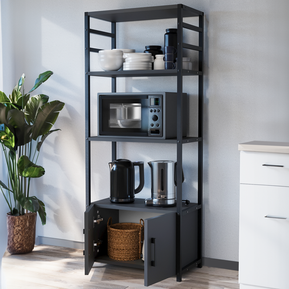 Стеллаж кухонный ETHIOPHIA - антрацит