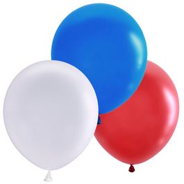 Воздушные шары 12"/30см Пастель Триколор 30шт