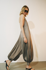 АТЛАСНЫЙ КОМБИНЕЗОН С ГОРЛОВИНОЙ ХАЛТЕР — ZW COLLECTION — ZARA