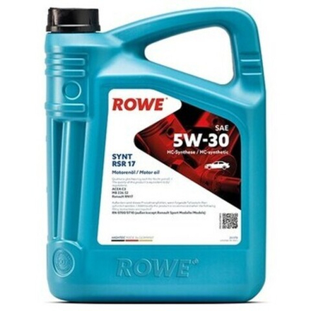 Масло моторное ROWE HIGHTEC SYNT RSR 17 SAE 5W-30 (5 л.)