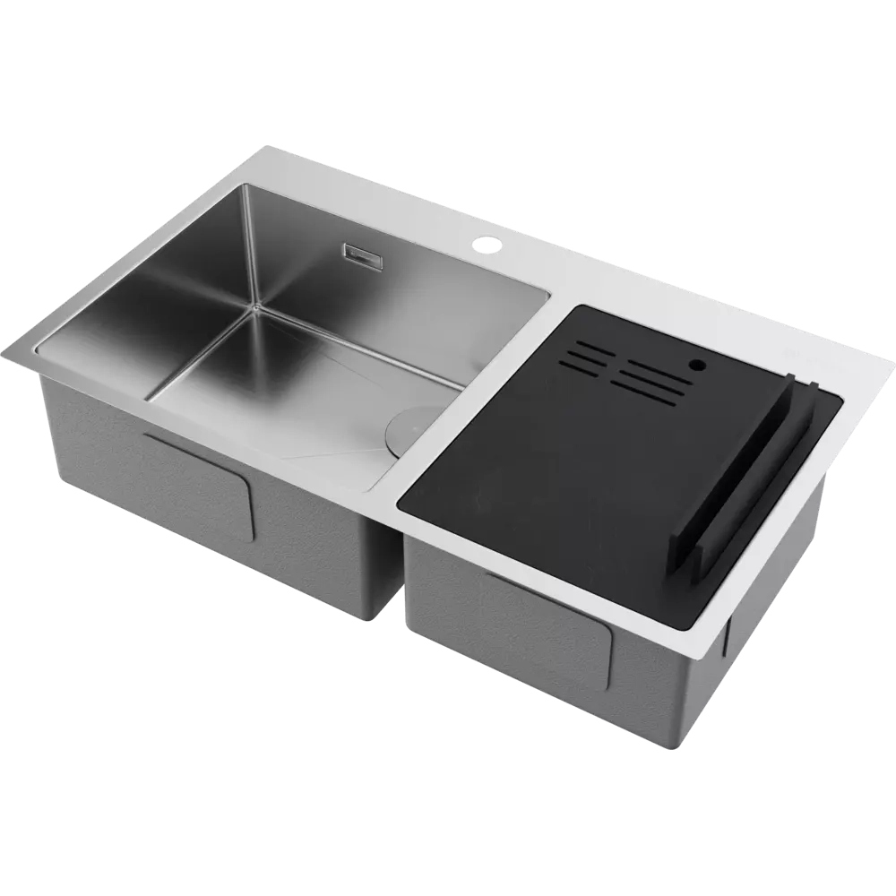 Кухонная мойка Omoikiri Akisame 86-2-Side-LG