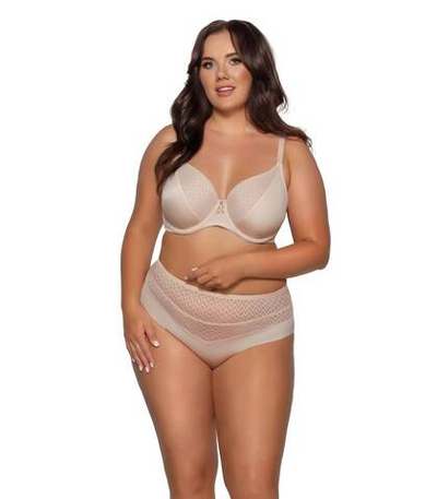 Бюстгальтер-бралетт Innesa с мягкими +size чашками (Размер: 75K) (Цвет: телесный)