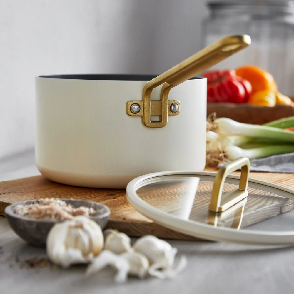 GreenPan Сотейник Stanley Tucci™ 20 см 3,78 л + крышка Off White EAN 4894871039360
