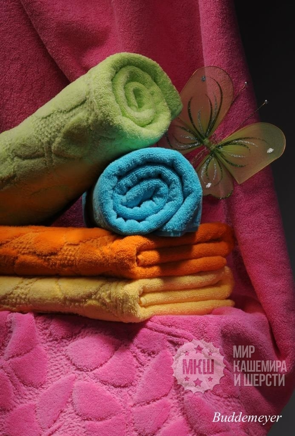 Полотенце махровое  Butterfly  (Buddemeyer) -  48х90 см.
