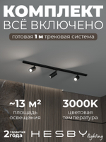 Комплект трековый Hesby Lighting Skylite No3 HSBL_kompl_S003_NI1B3K