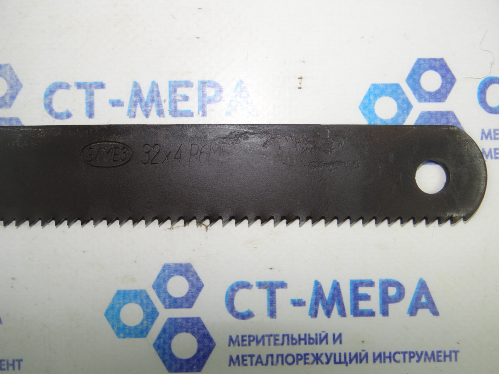 Полотно машинное ножовочное 450х32х2х4мм Р6М5 ЭЛМЭЗ