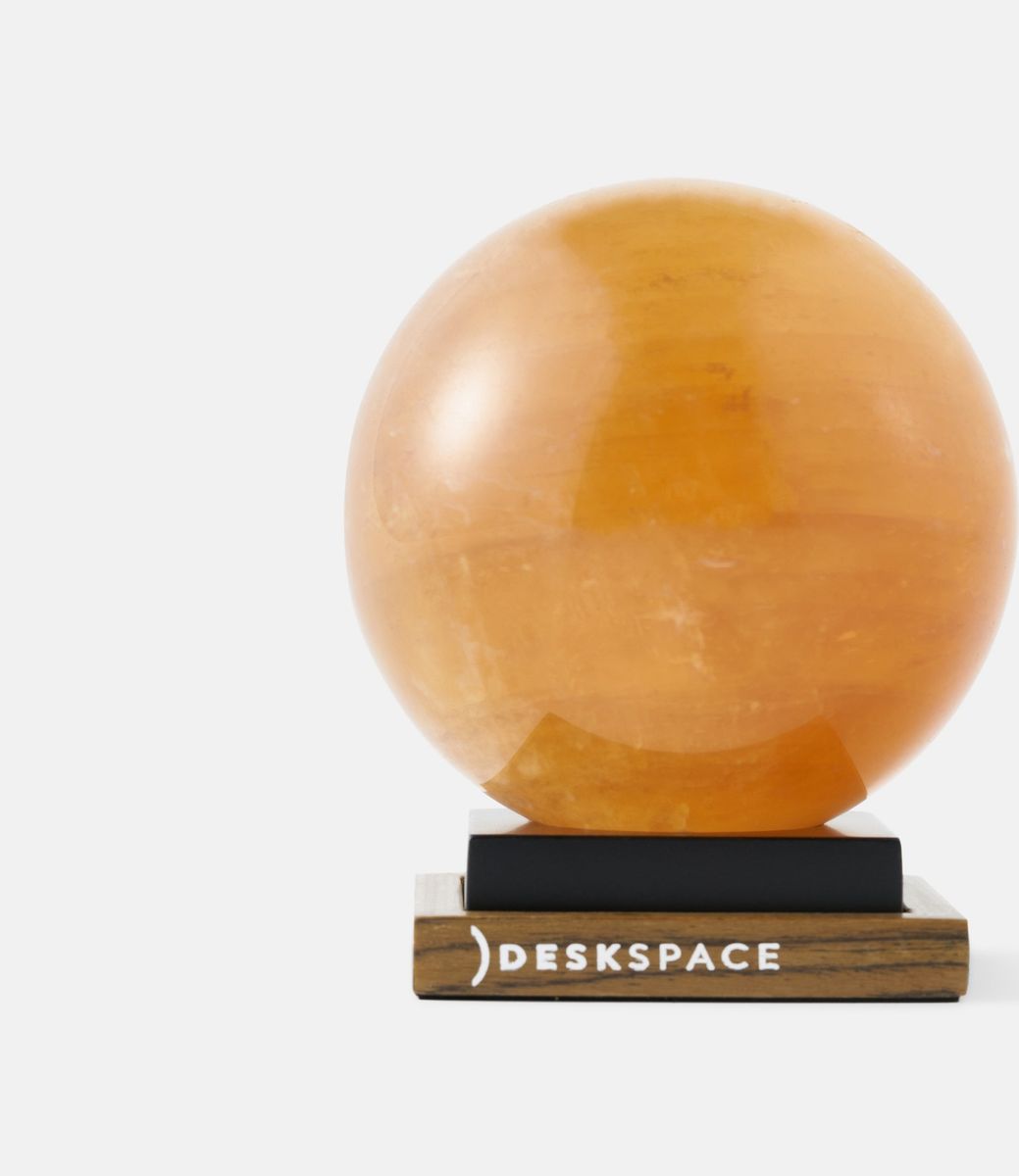 DeskSpace Solar Sun Classic — настольная скульптура из кальцита