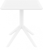 Стол пластиковый Siesta Contract Sky Table 70, белый