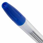 Ручка шариковая с грипом BRAUBERG "ULTRA GT", 1шт, СИНЯЯ, корпус прозрачный, линия 0,5 мм, 144051