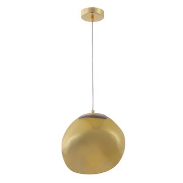 Светильник подвесной 1*E27 MALAGA SP1 D200 GOLD золото/янтарный Crystal Lux