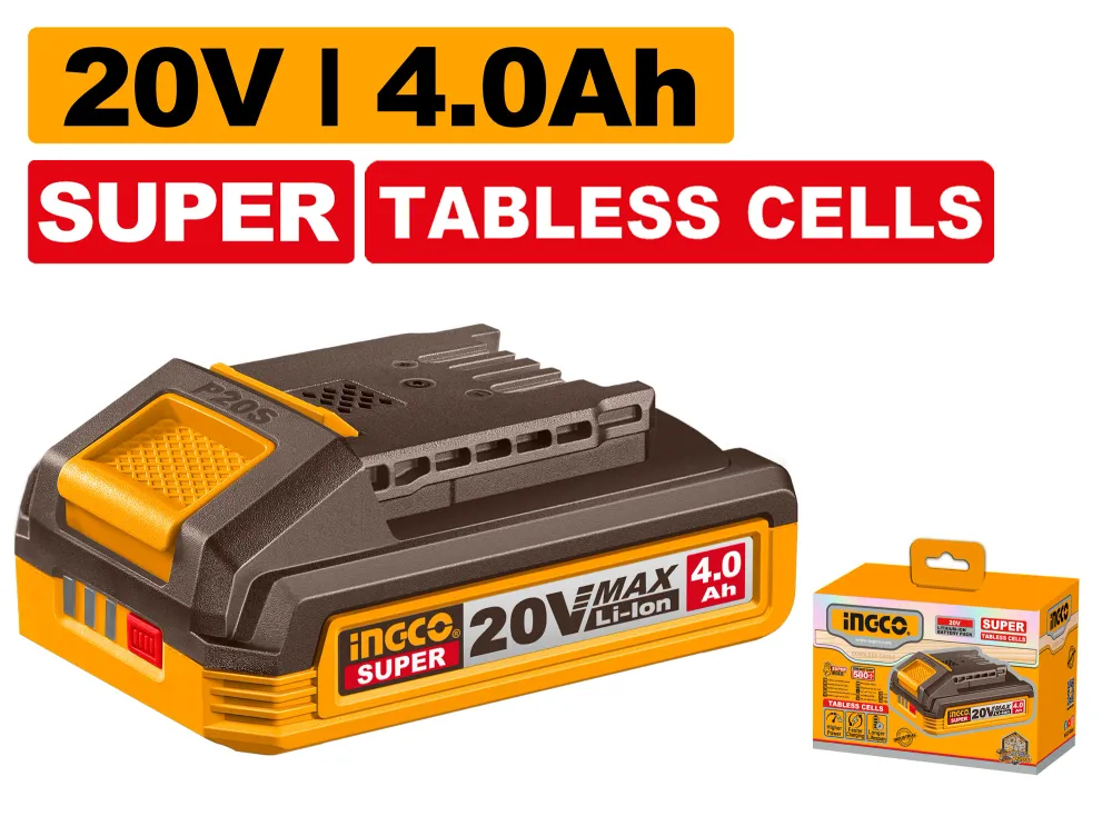 Аккумуляторная батарея Li-Ion INGCO FBLI2123 INDUSTRIAL 20 В 4 Ач TABLESS CELL