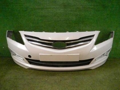 Бампер передний Hyundai Solaris 1 (2014-2017) (В сборе)