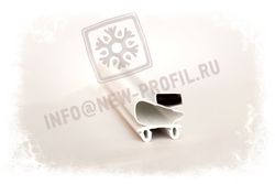 Уплотнитель для Аппарата шоковой заморозки Polair CR5-L размер 730*460 мм(011) серый