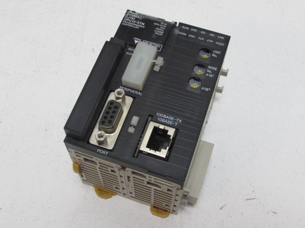 OMRON Yaskawa CJ1M-CPU12-ETN