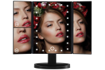 Зеркало косметическое CleverCare Makeup Mirror раскладное мини-трюмо с подсветкой и комбинированным увеличением 2Х, 3X