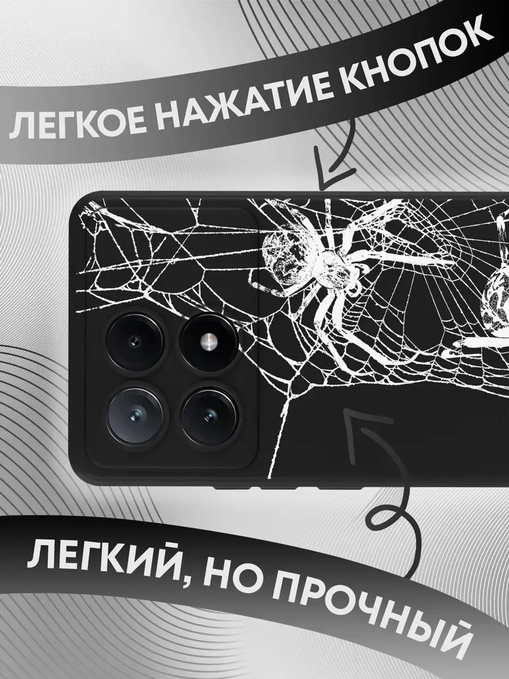 Чехол Xiaomi Poco X6 Pro с принтом