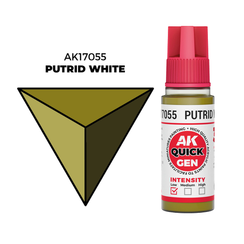 AK Interactive Putrid White Quick Gen - контрастная акриловая краска, 18 мл