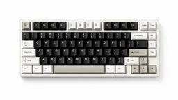 WOBKEY Rainy 75 Electro Milk Pro, механическая клавиатура на белом фоне