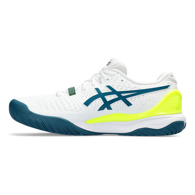 Мужские теннисные кроссовки ASICS Gel-Resolution 9 All Court Shoe Men - White, Petrol
