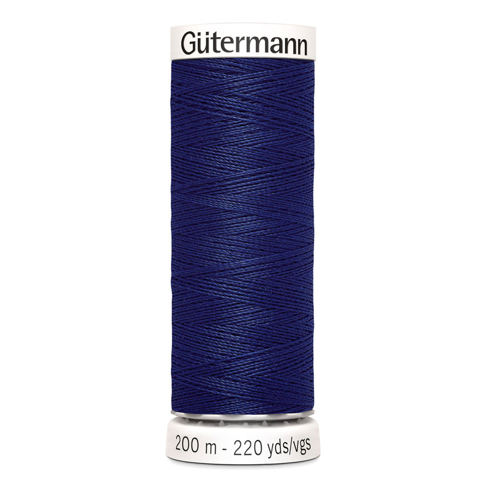 01 Нить Sew-All 100/200 м для всех материалов, 100% полиэстер Gutermann 748277 (309 чернильный)