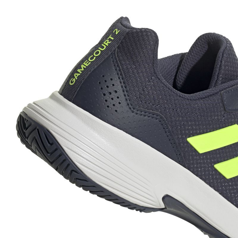 Мужские кроссовки теннисные Adidas Game Court 2 M - navy/lemon/white