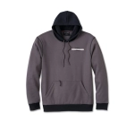 Худи Men's Kickstart Pullover Hoodie - Colorblock - Harley Black & Blackened Pearl Harley-Davidson