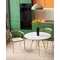 EAMES DSW D100, белый, столешница МДФ, ножки метал, массив бука