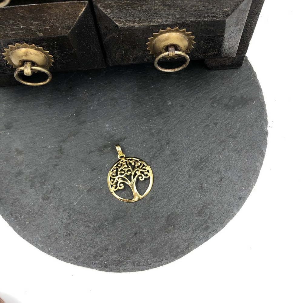 Подвеска Tree of Life из латуни