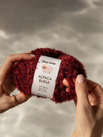 Пряжа для вязания Буклированная Alpaca Bukle, цвет темно-фиолетовый (набор из 5шт)