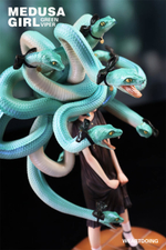 Девушка Медуза Зелёная Гадюка / Medusa Girl Green Viper