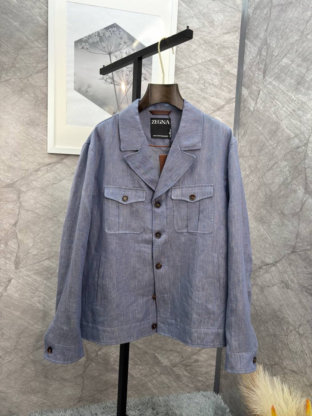 Льняной костюм Zegna