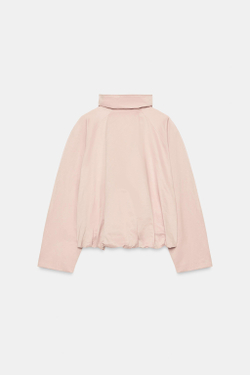 ZARA КУРТКА-БОМБЕР — ZW COLLECTION, ТЕЛЕСНО-РОЗОВЫЙ