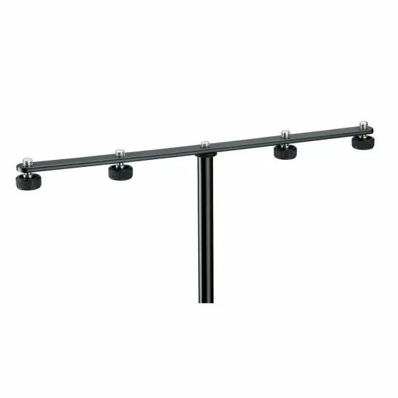 K&amp;M 23600-300-55 адаптер для установки 4х микрофонов на микрофонную стойку, сталь, чёрная