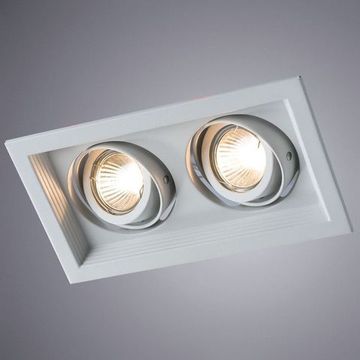Встраиваемый точечный светильник A6661PL-2WH белый Canis Arte lamp