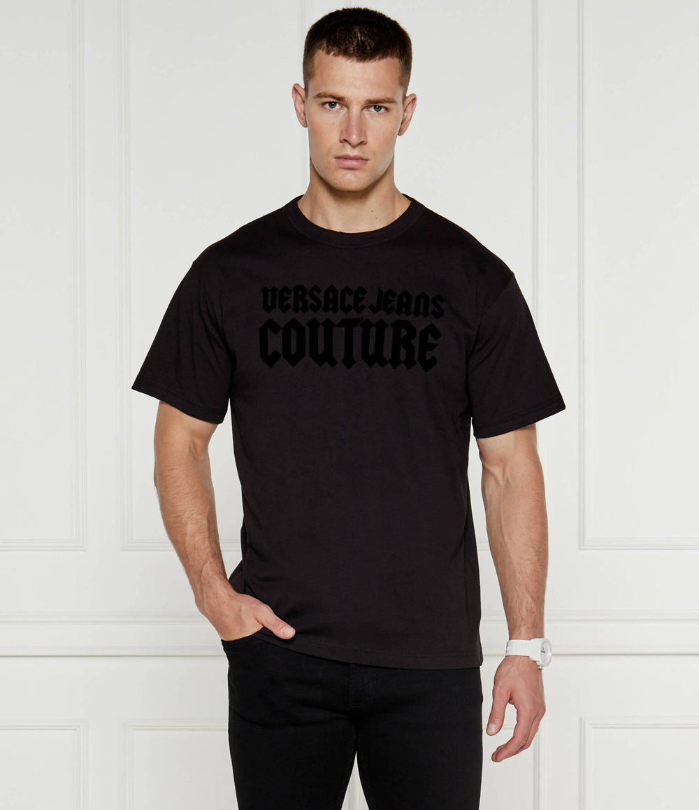Футболка Versace Jeans Couture - черный(77GAHL01CJ01L)