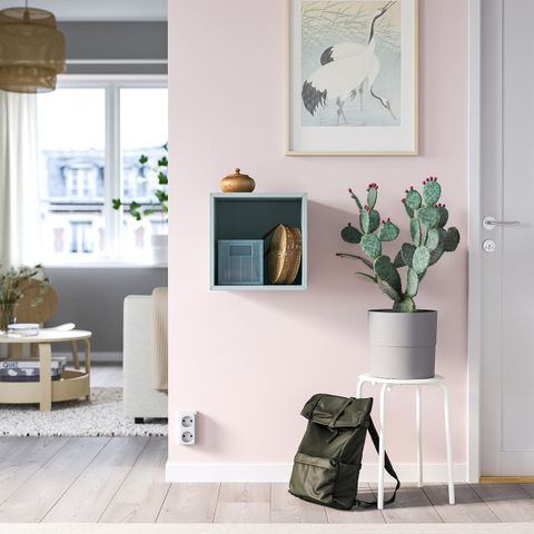 Полка IKEA EKET (ЭКЕТ), Голубой, 35х35х35 см