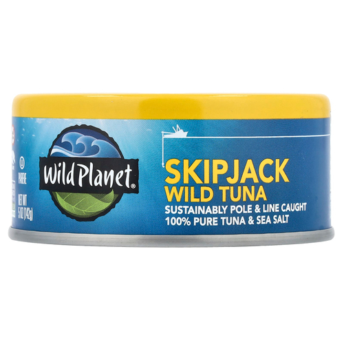 Wild Planet, Консервы из полосатого тунца, 5 унций (142 г)