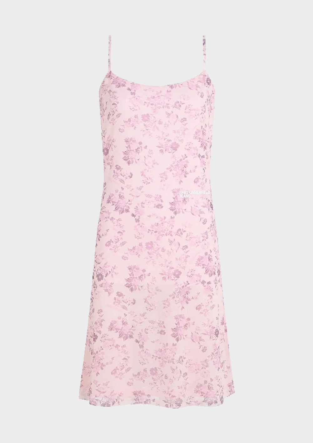Платье KARL LAGERFELD JEANS Mesh Aop Slip Dress