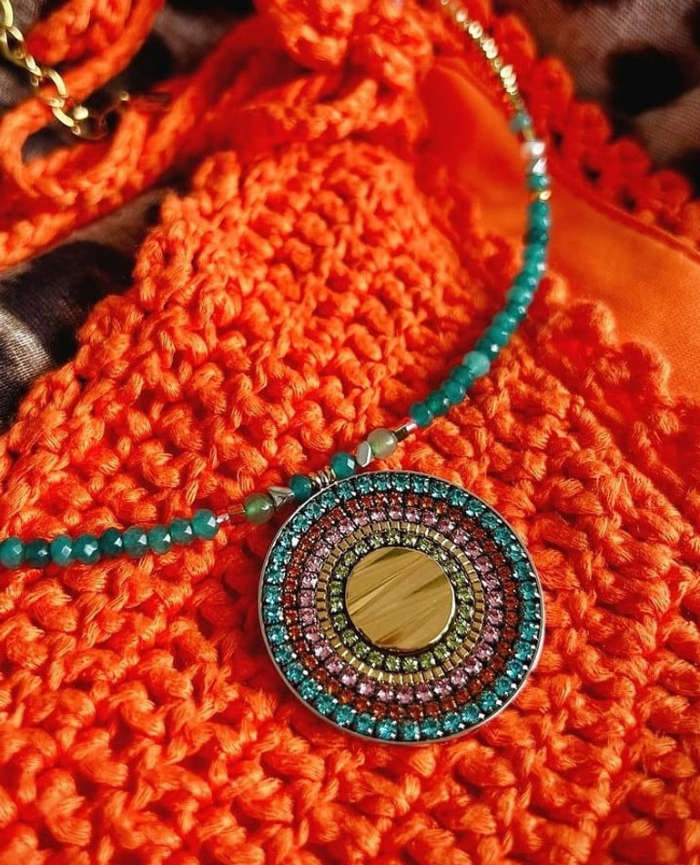 Колье Coeur de Lion Multicolour Boho 2036/10-1583