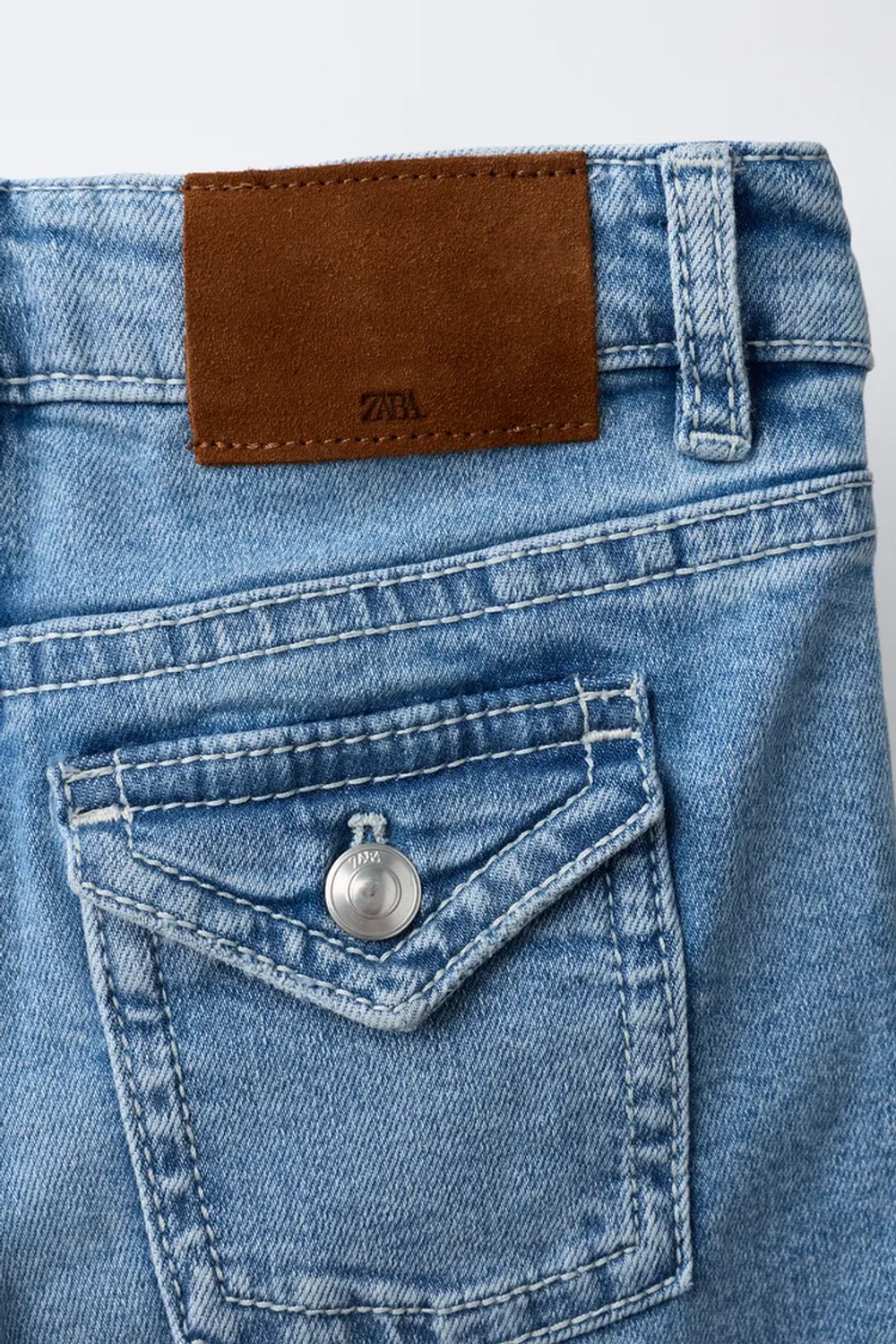 ZARA ДЖИНСЫ FLARE, СИНИЙ