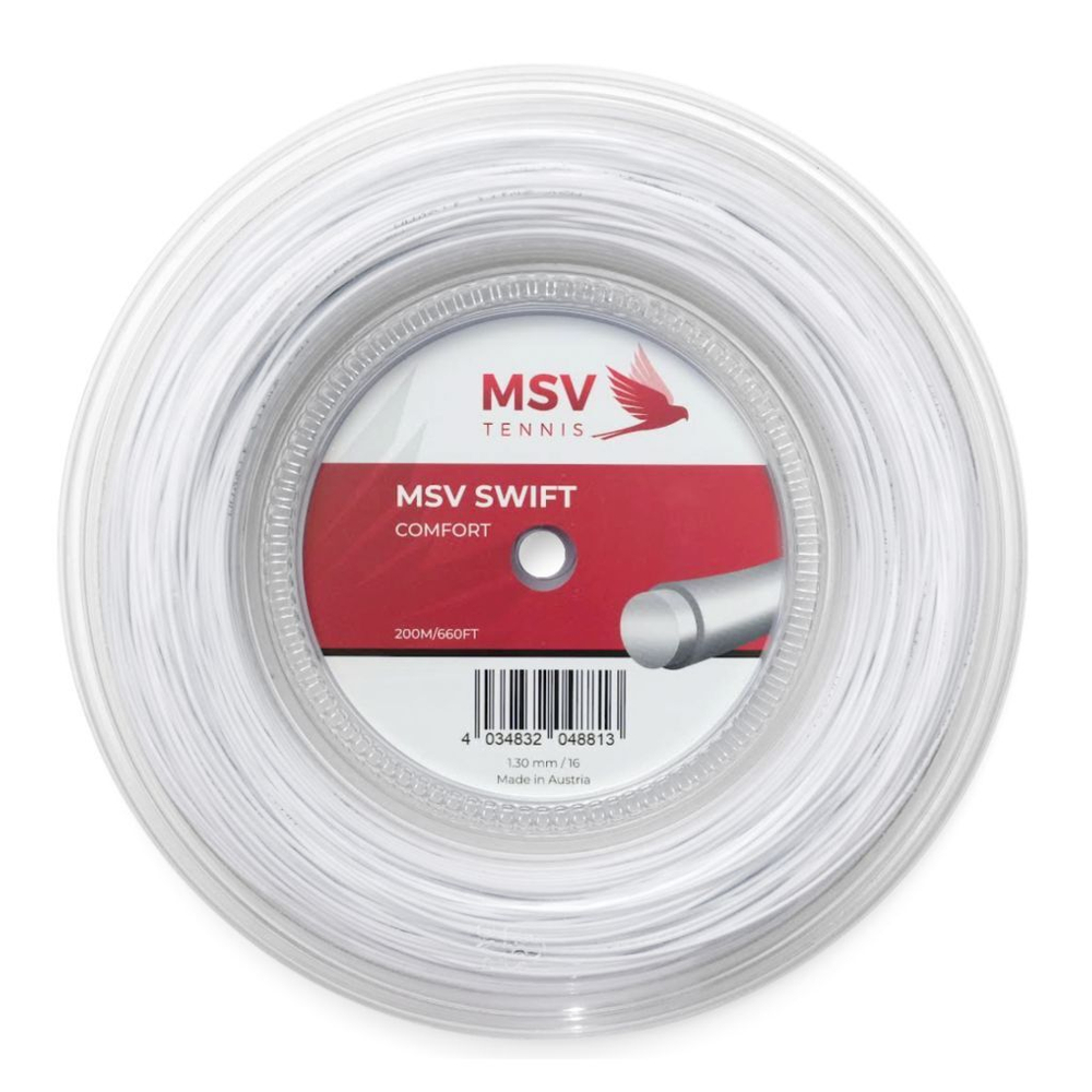 Струны теннисные MSV SWIFT (200 m) - white