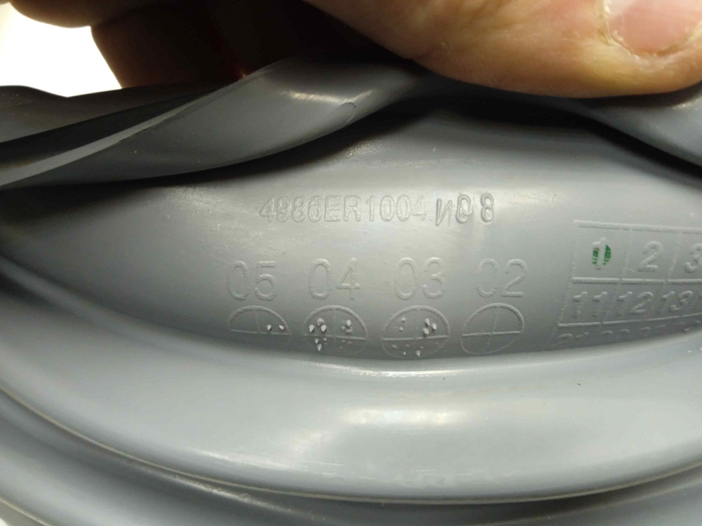 WD-10170SD кт175 Манжета люка для стиральной машины LG WD-10170SD б/у