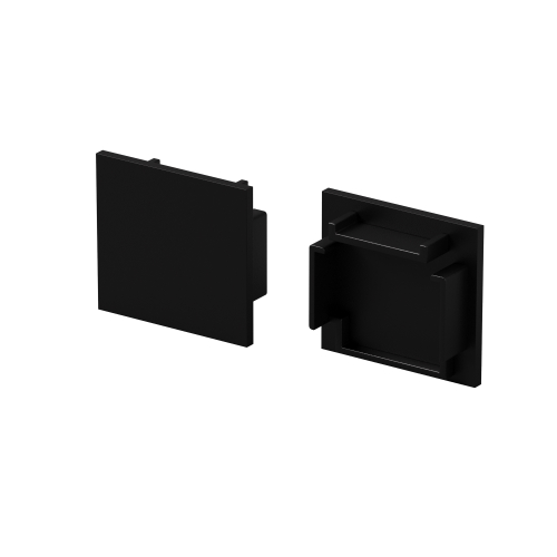 Комплект заглушек Maytoni (для профиля 25×22) 2 шт., ALM-2522-B-EC 642066
