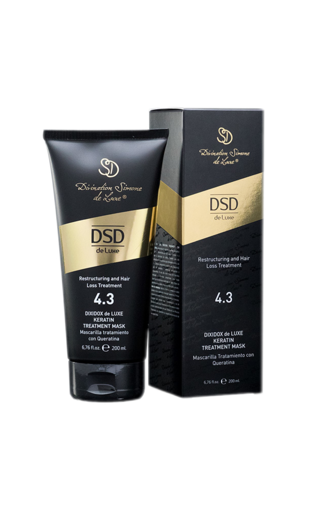 Dixidox De Luxe Keratin Treatment Mask No. 4.3 - Восстанавливающая маска с кератином Диксидокс Де Люкс