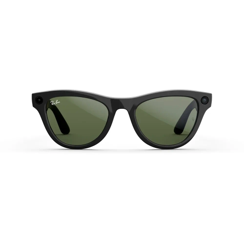 Умные очки Ray-Ban Skyler Shiny Black / G-15 Green, 150 - 52 (RW4010)