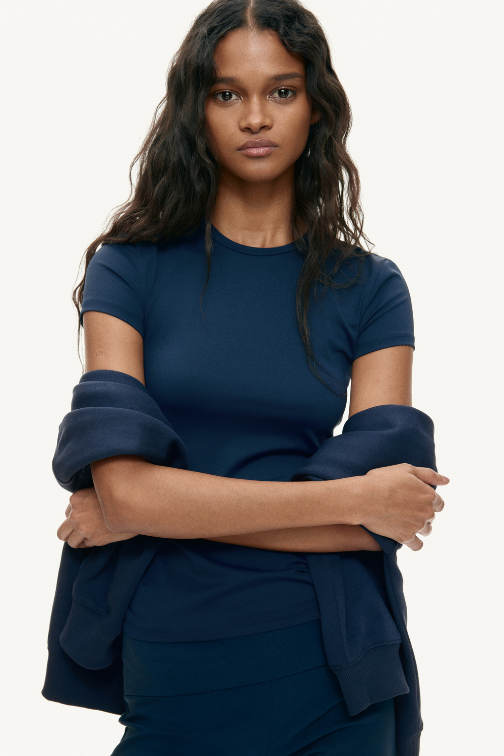 Облегающая футболка из микрофибры - H&M